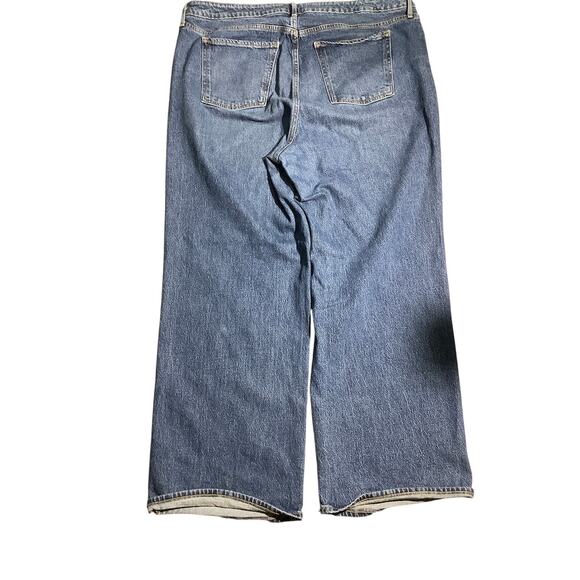 Old Navy Women’s Denim Blue Size 20 — Extra High-Rise, Sky-Hi, Wide Leg - Picture 2 of 8